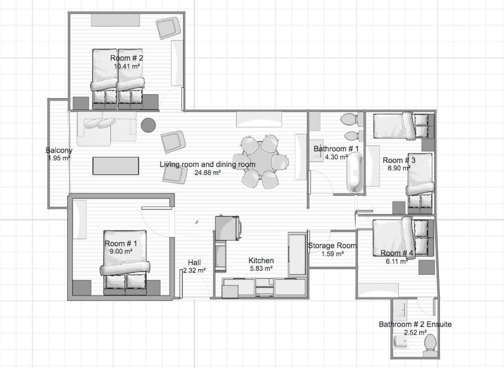 Acogedor Apt 8Pax 4Bdr 2Bth - Cozyhomesevilla1 Екстериор снимка